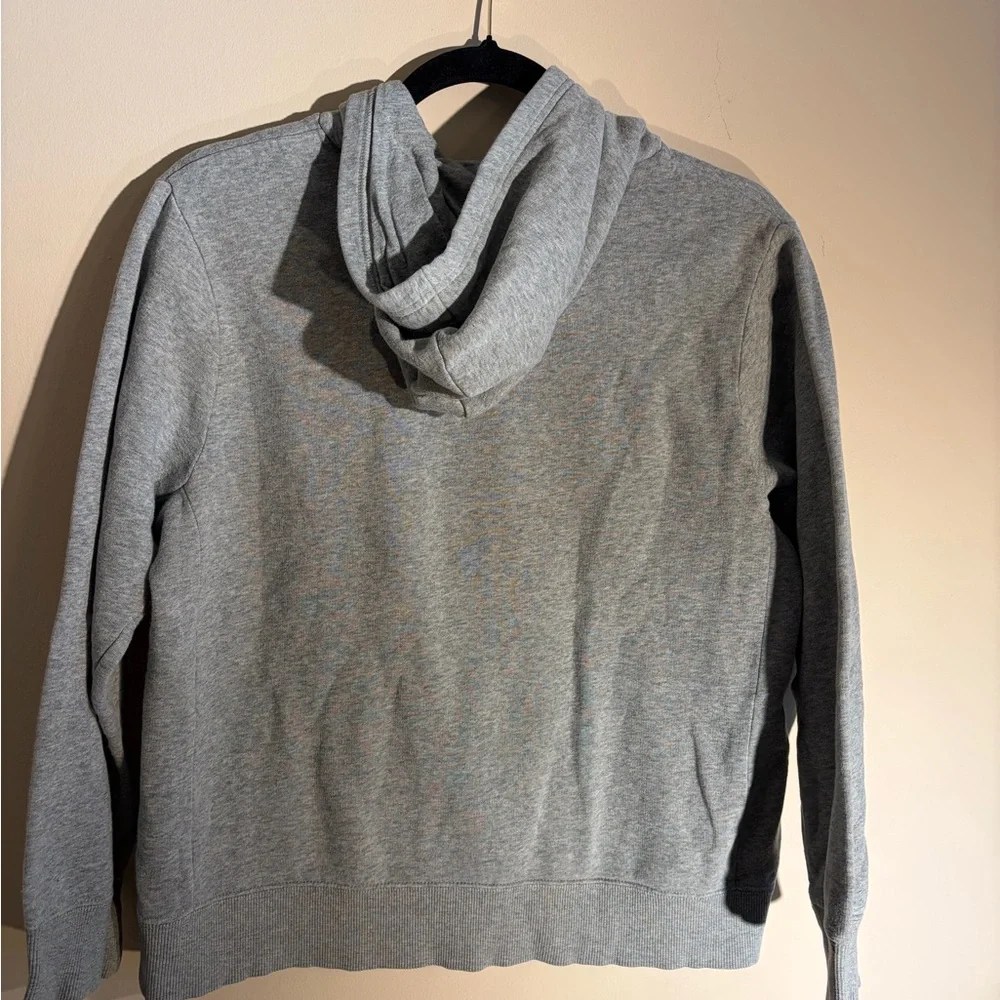 Nike Gray Pullover Hoodie with Swoosh